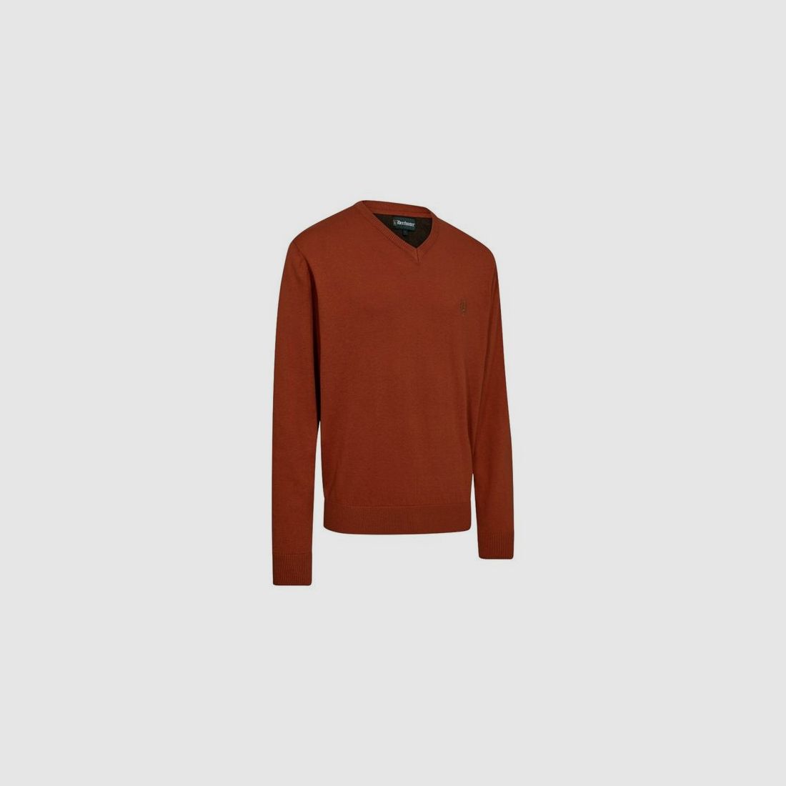 Deerhunter Harrington V-Neck Strik Oak Rust Melange, billede 1 af 2
