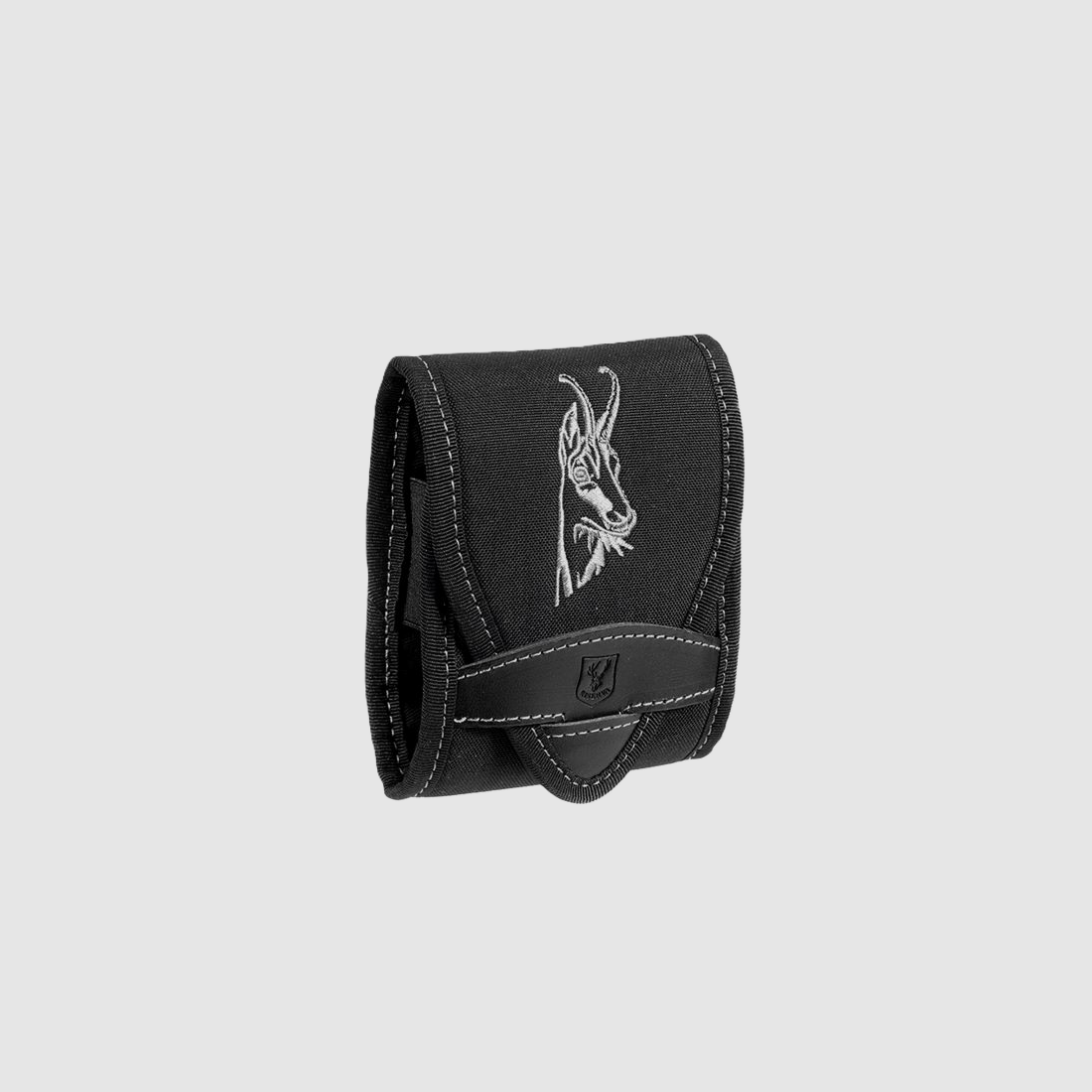 MULTICALIBER-HÜLSENETUI AUS CORDURA UND LEDER MIT CAMOSCIO-LOGO