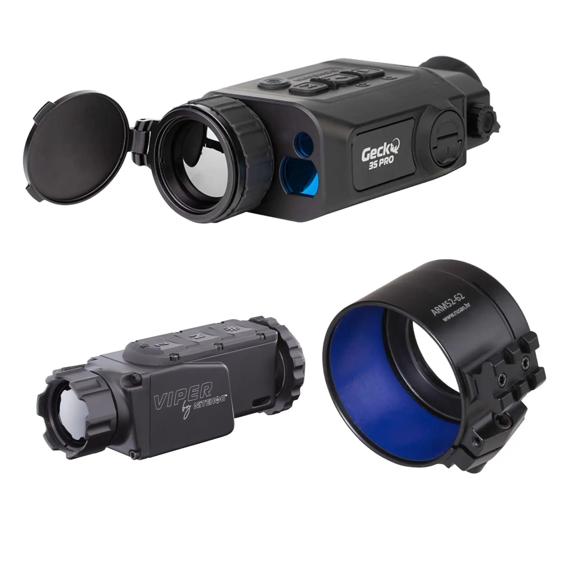 Bundle Wärmebildkamera  Nitehog GECKO 35 Pro und Viper 35