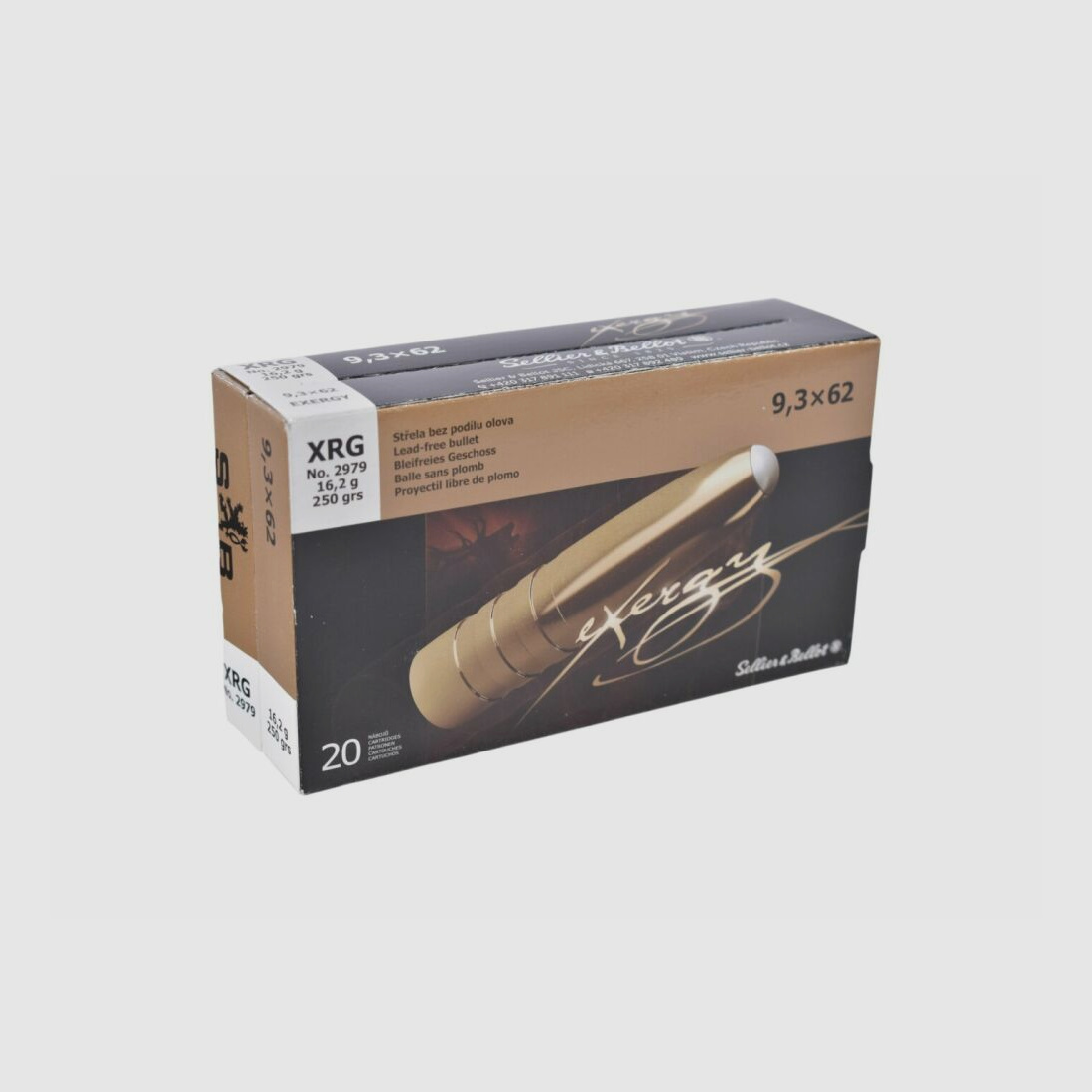 Sellier & Bellot 9,3x62 XRG 250grs / 16,2g