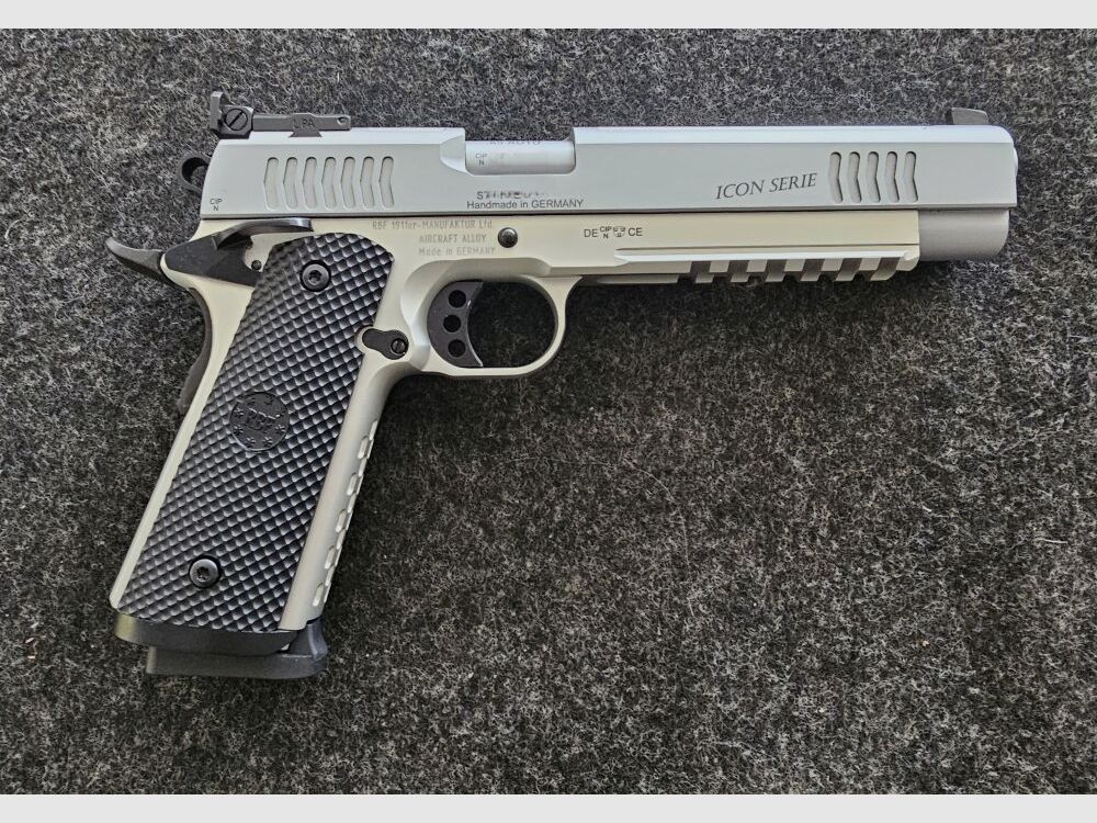 RBF 1911er-Manufaktur Ltd. FIVE STAR RAIL >Aircraft Alloy<, 6"-Longslide