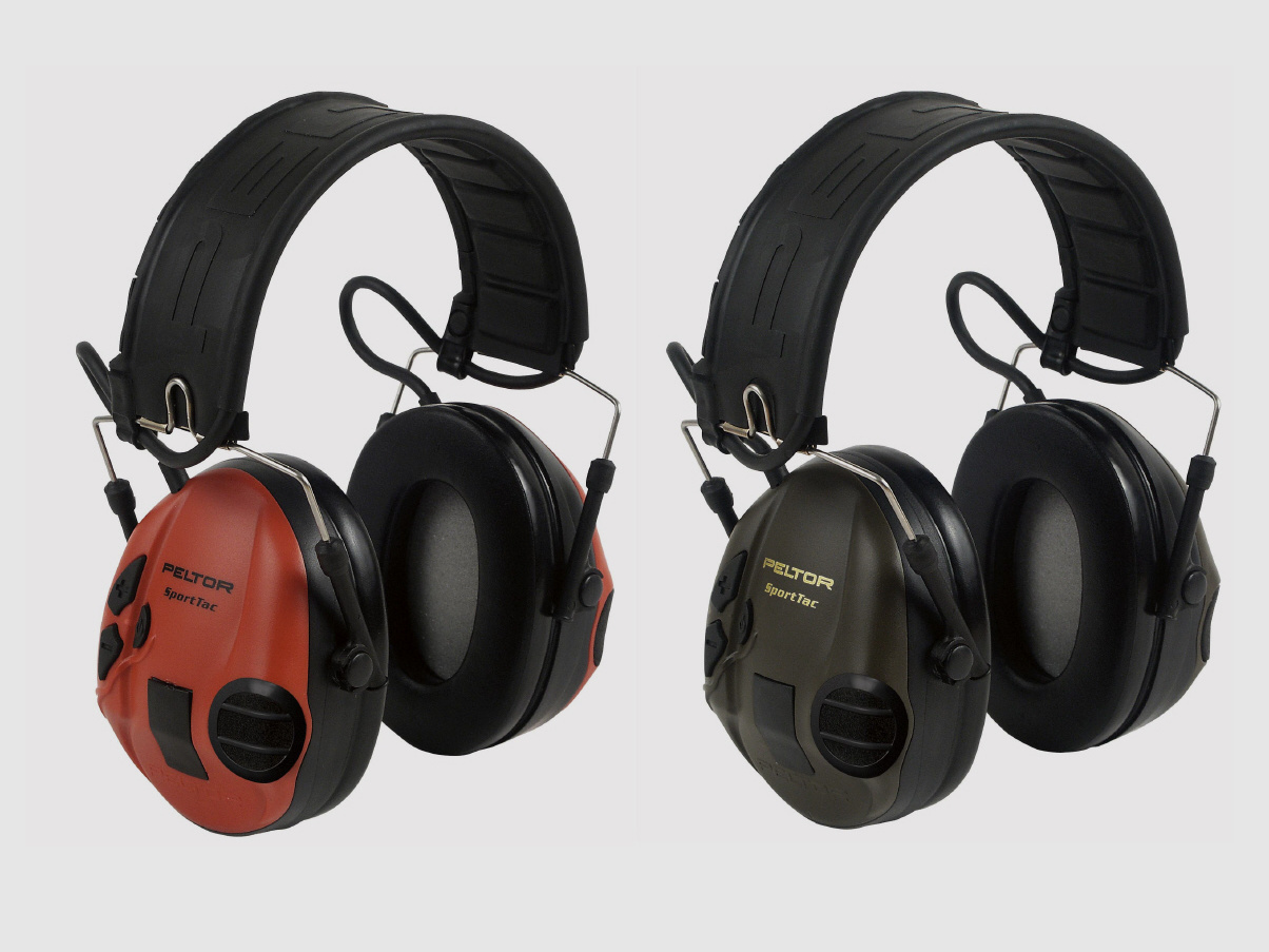 PELTOR M3 Ochrona słuchu "Sport-TAC" -CZARNY/CZERWONY-