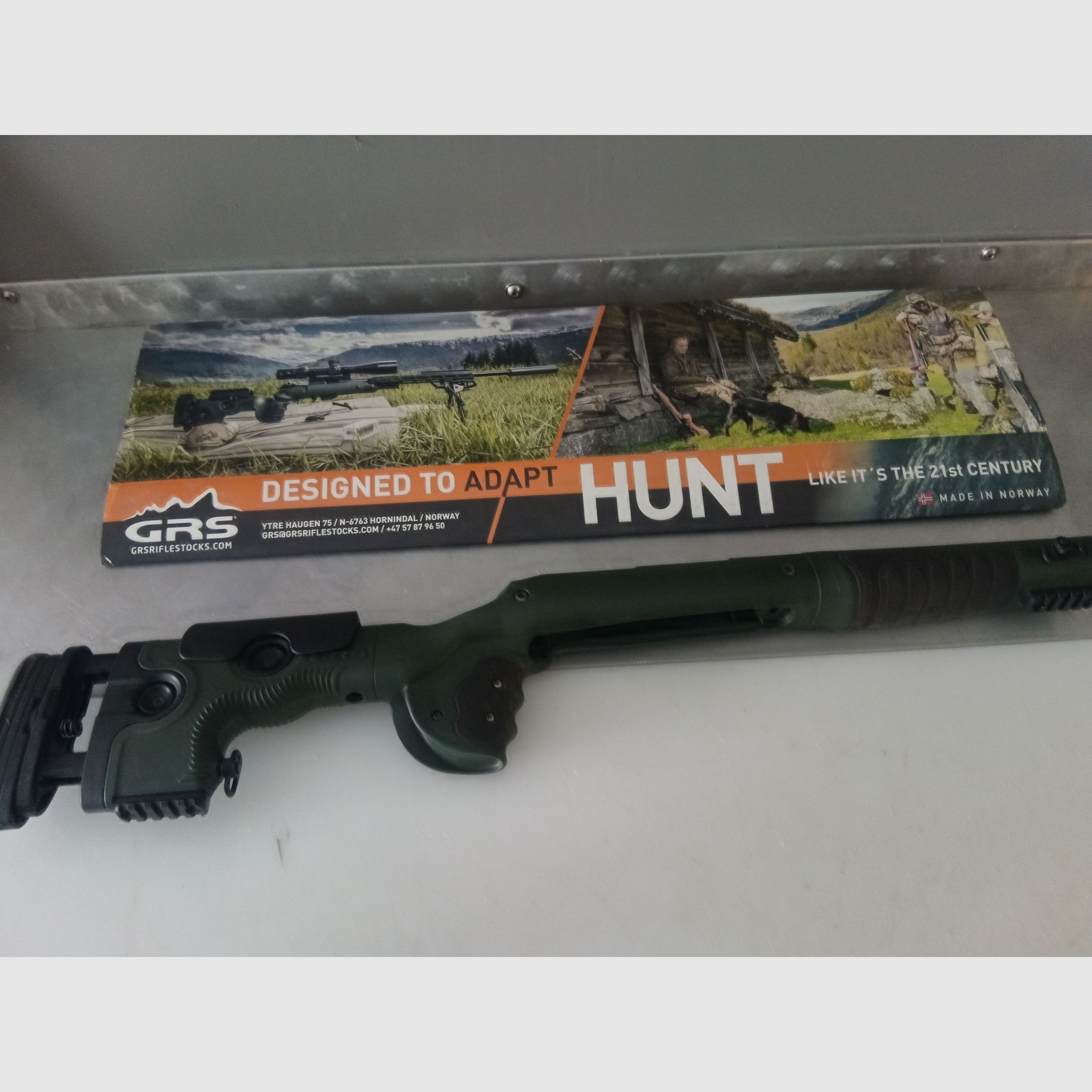 GRS Bifrost Calcio per Tikka T3/T3X LH Verde per mancini