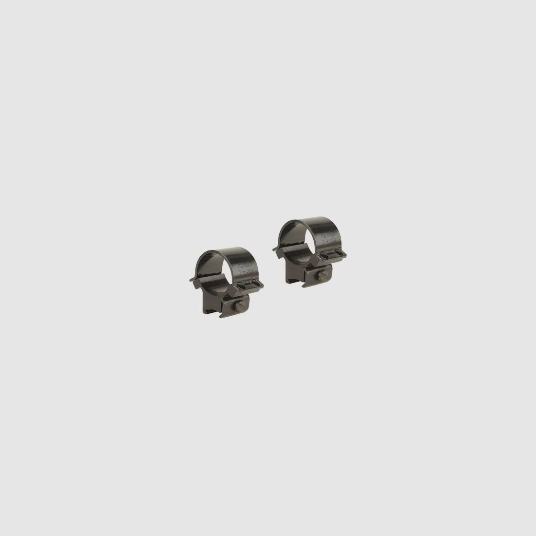 Weaver Tip-Off Ring Mount 4-Screw Cap 3/8" Grooved Receiver glänzend schwarz 25,4mm , BH 8,13mm
