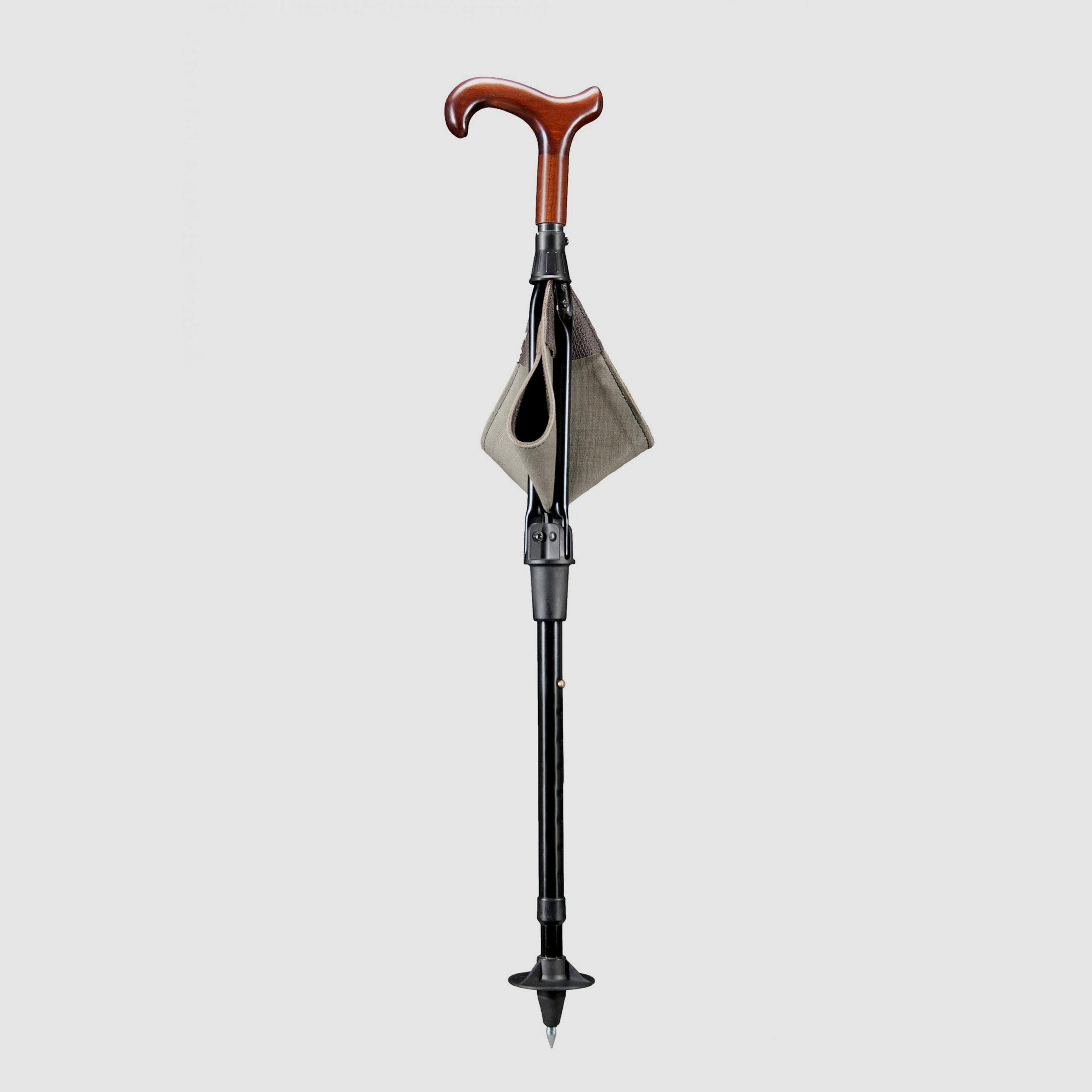 Gastrock seat stick Praktus with derby grip (height adjustable)