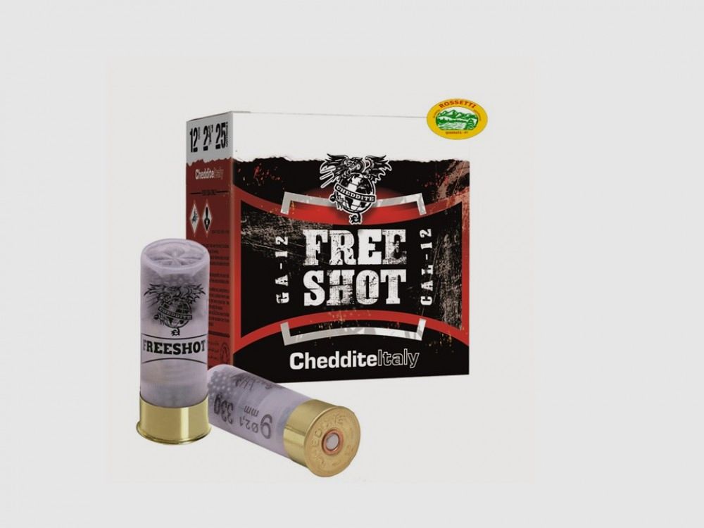 Cheddite Patronen Free Shots Kal.12 gr.33 pb.11