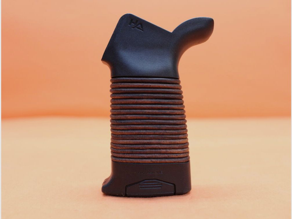 HERA AR-15: Pistol Grip HERA H15GL Leather Brown (11.08.05) Polymer/Leather