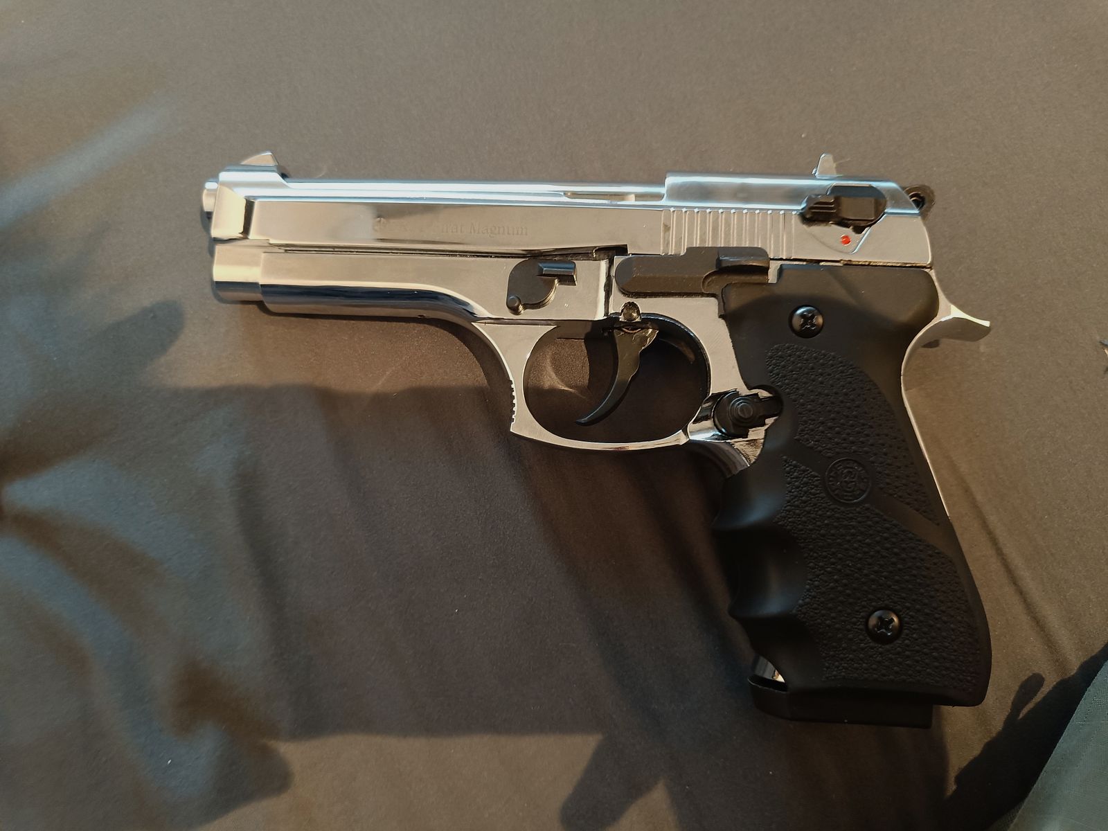 EKOL FIRAT MAGNUM 92 CHROM Combat Griffe und Kompensator 9mm PAK