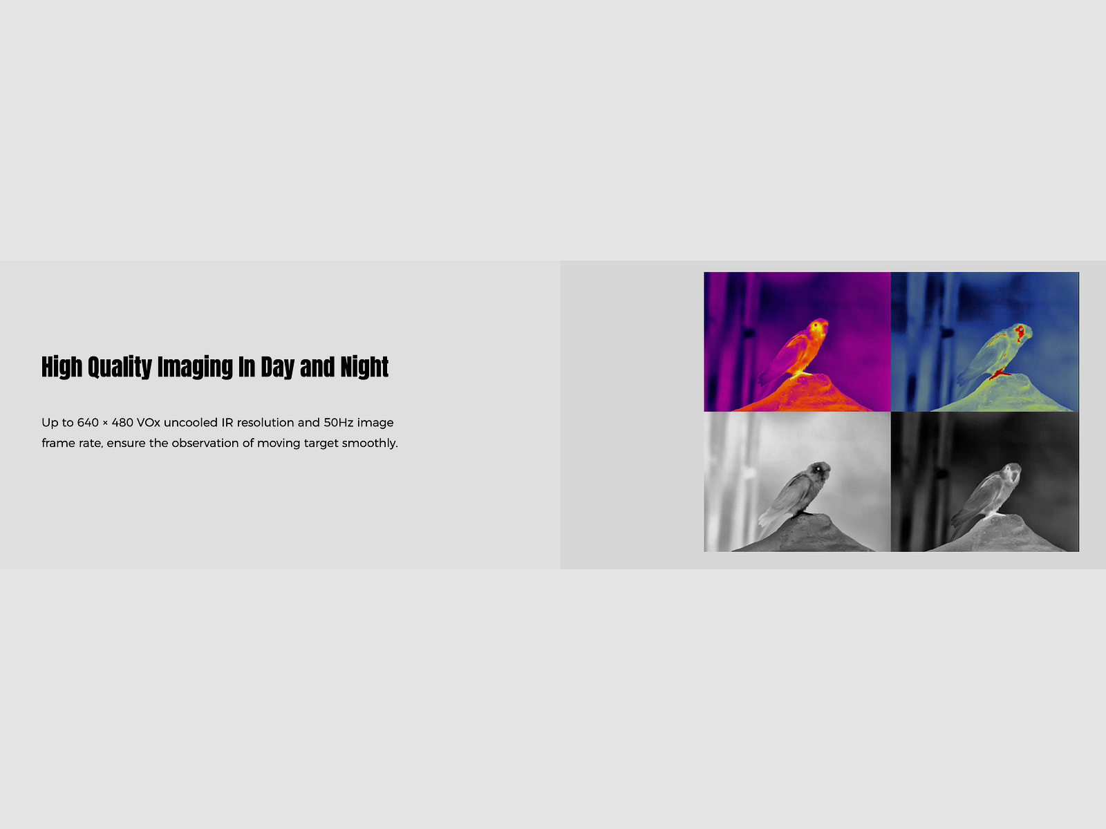 Guide thermal imaging binoculars TN630 handheld 640x480 sensor