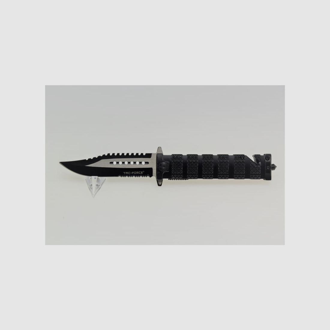Tac Force couteau pliant noir de style baïonnette, image 2 sur 2