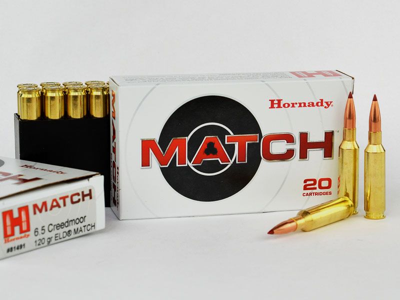 Hornady MATCH ELD 6,5 Creedmoor 120 grs 1 paquete (20 disparos a 2,595 €*)
