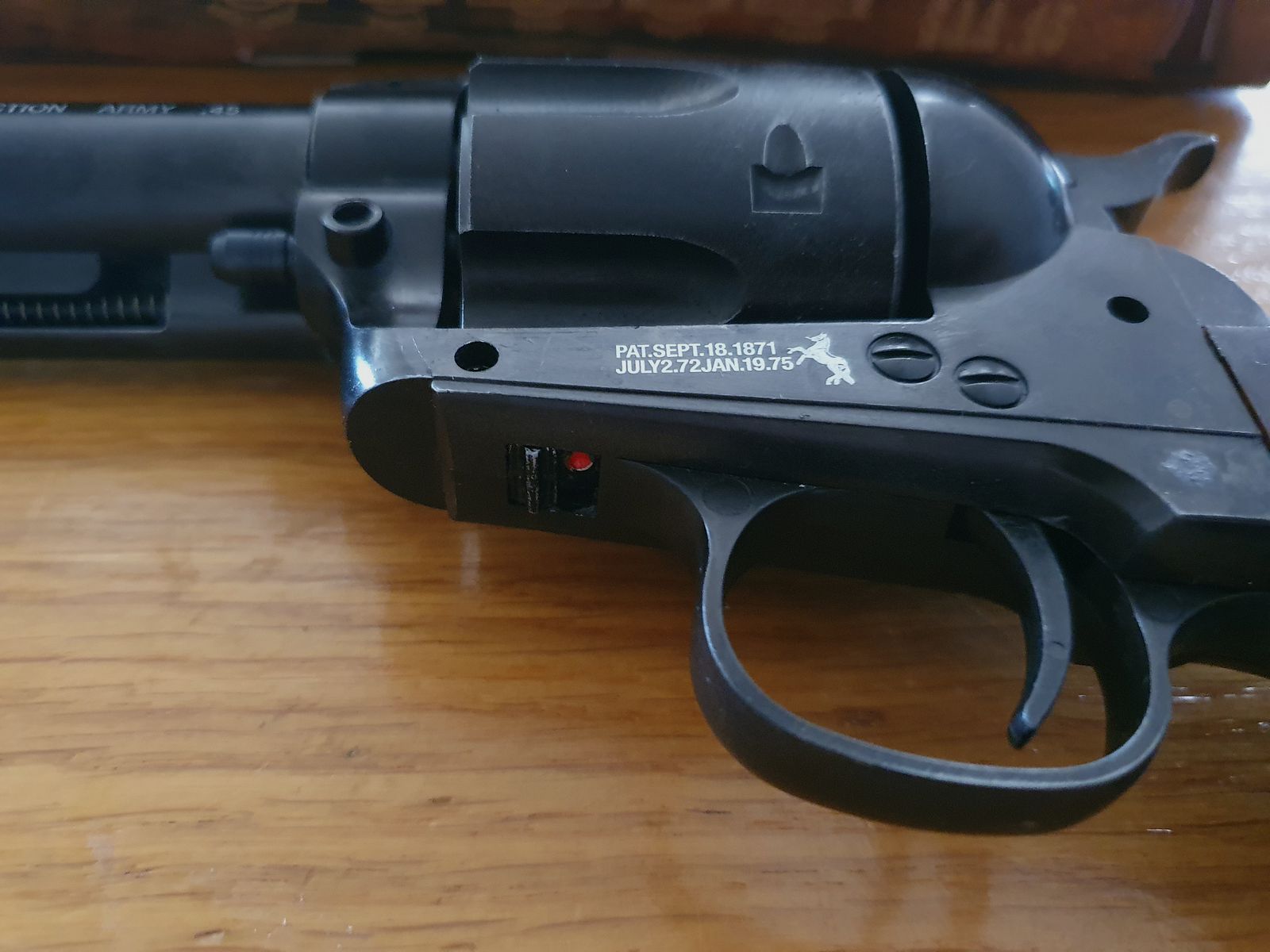 Colt Single Action Army SAA Co2 gezogener Lauf, 4,5 mm Diabolo, inkl. 12 Ladehülsen