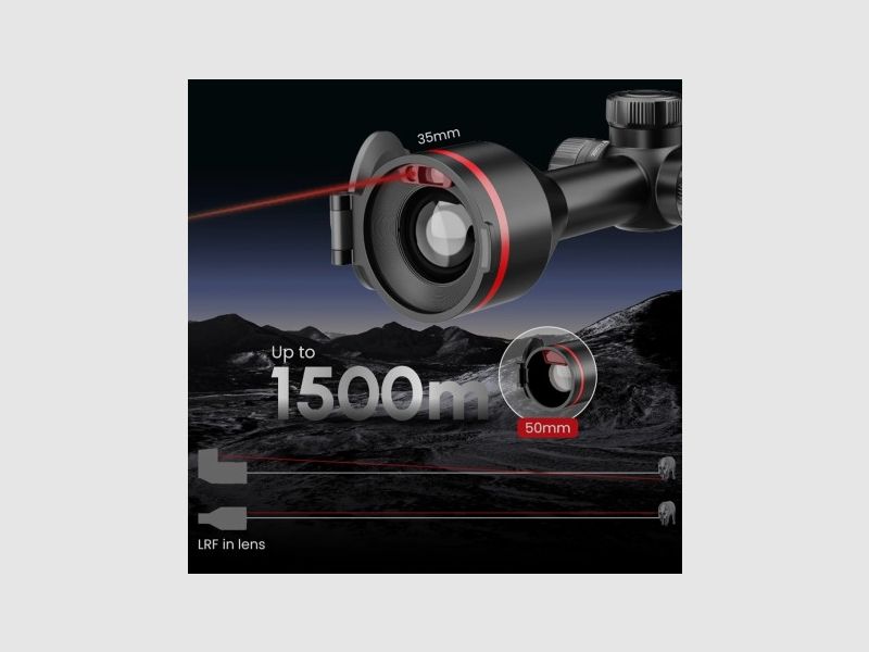 Warmtebeeldkijker Guide Tu650L Apex afstandsmeter, afbeelding 9 van 15