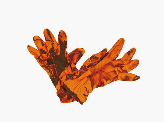 Fleece Gloves Camouflage Orange - ARCTECH