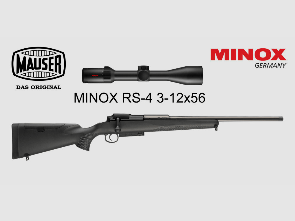 Blaser Group GmbH MAUSER 25 EXTREME Straight Pull Repeater .308 Win. + MINOX RS-4 3-12x56