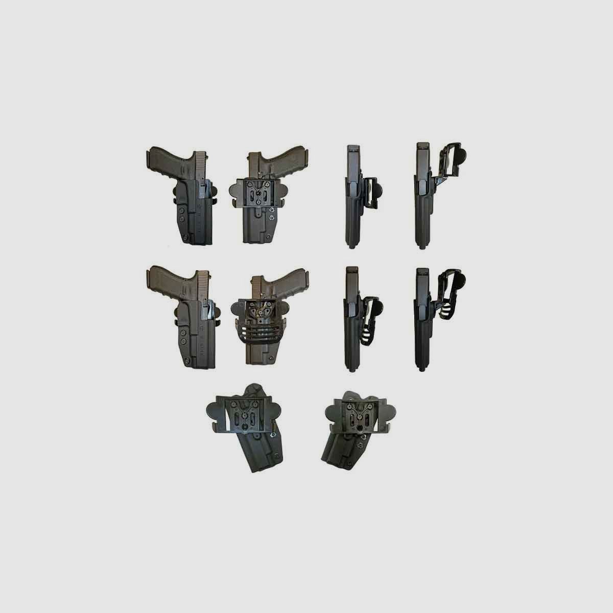 Comp-Tac Kydex Holster INTERNATIONAL Walther Q5 Match Steel Frame 5"-Rechtshänder-Schwarz