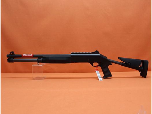 Benelli Ha.Flinte 12/76 Benelli M4 Super 90 TS MC 18,5"/47cm Lauf/ Multichoke/ Teleskop-Schaft/ Ghost-Ring