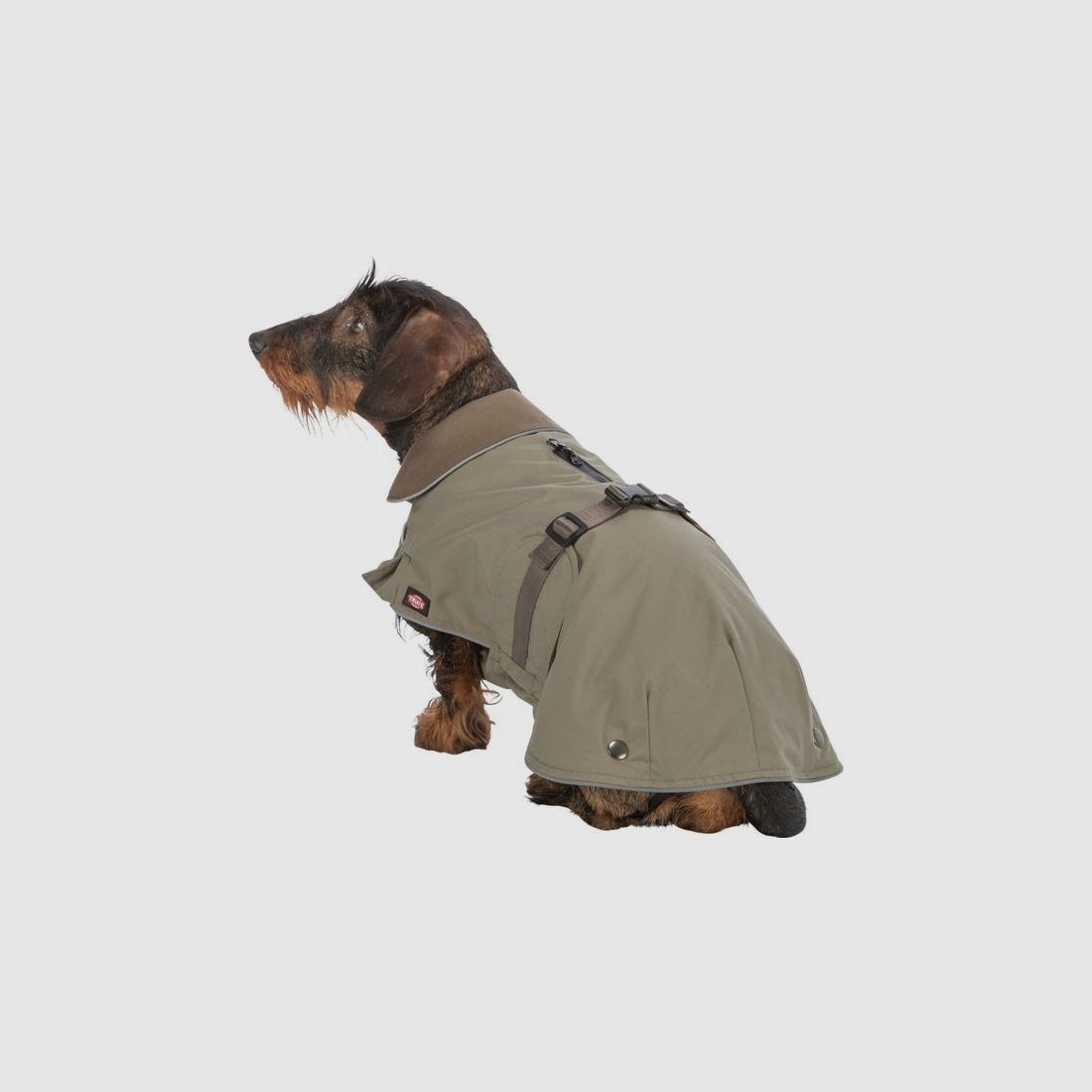 Trixie Hermy Hundejakke til Smal, Lang Hund Oliven Grøn, billede 4 af 9
