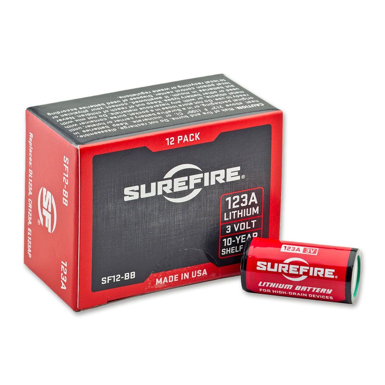 Taschenlampe Batterie-Set CR123A 12