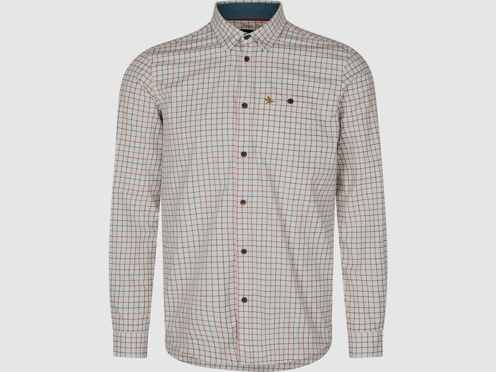 Seeland Oxford shooting shirt grape leaf/terracotta check, afbeelding 1 van 9