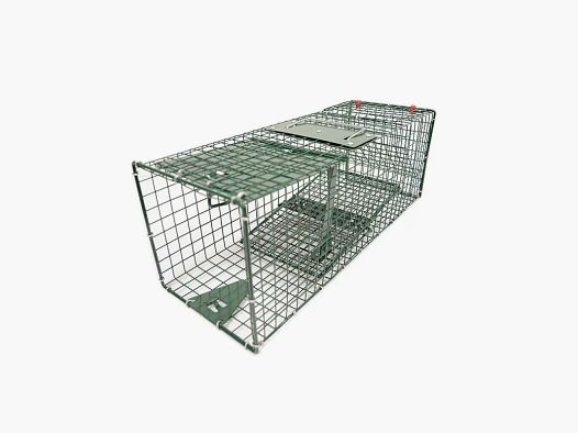 Rat trap with 1 entry and bait compartment, 50 × 19 × 18 cm