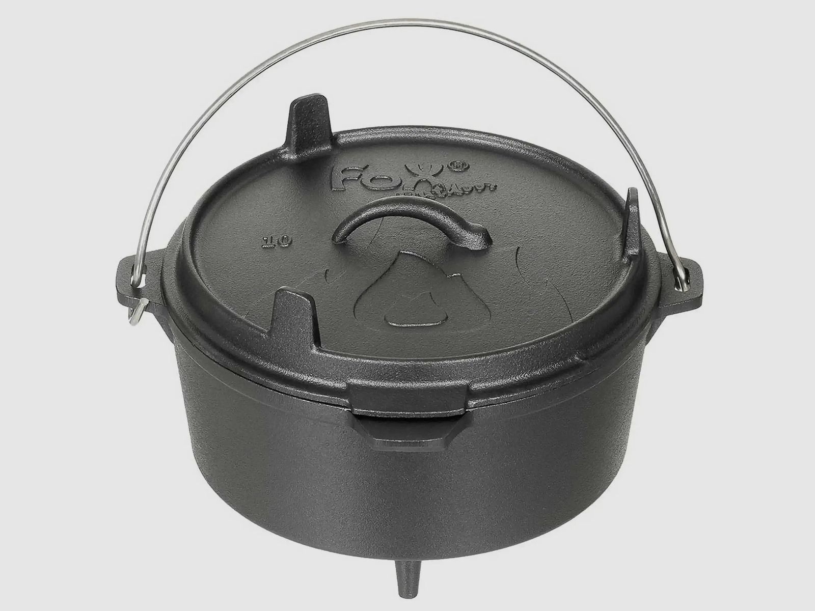 Fox Outdoor Fox Outdoor Pentola da Fuoco in Ghisa 3.8 L