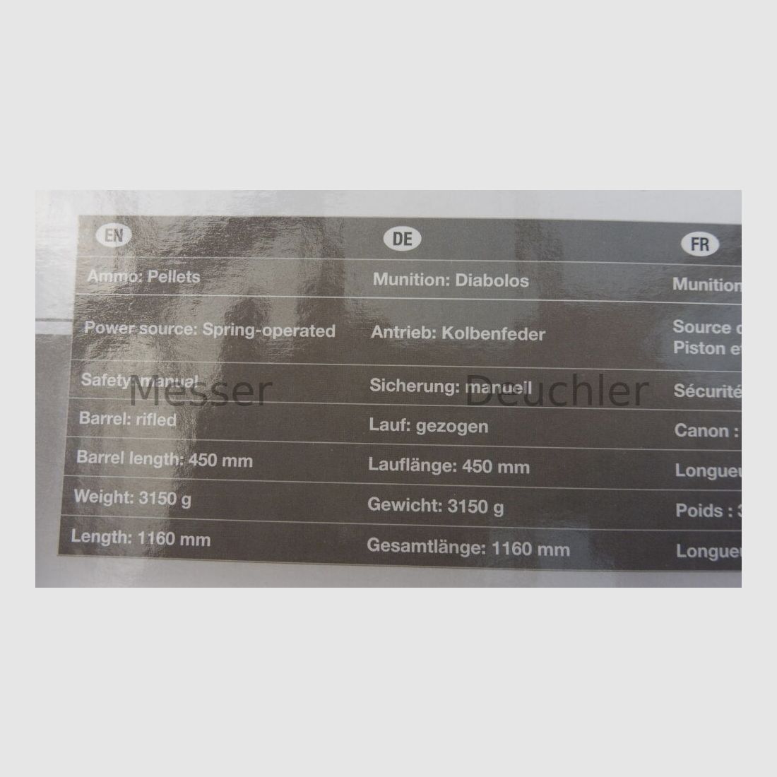 UX Synergis Elite Kit Carabine à canon basculant Elite Kit Carabine à canon basculant