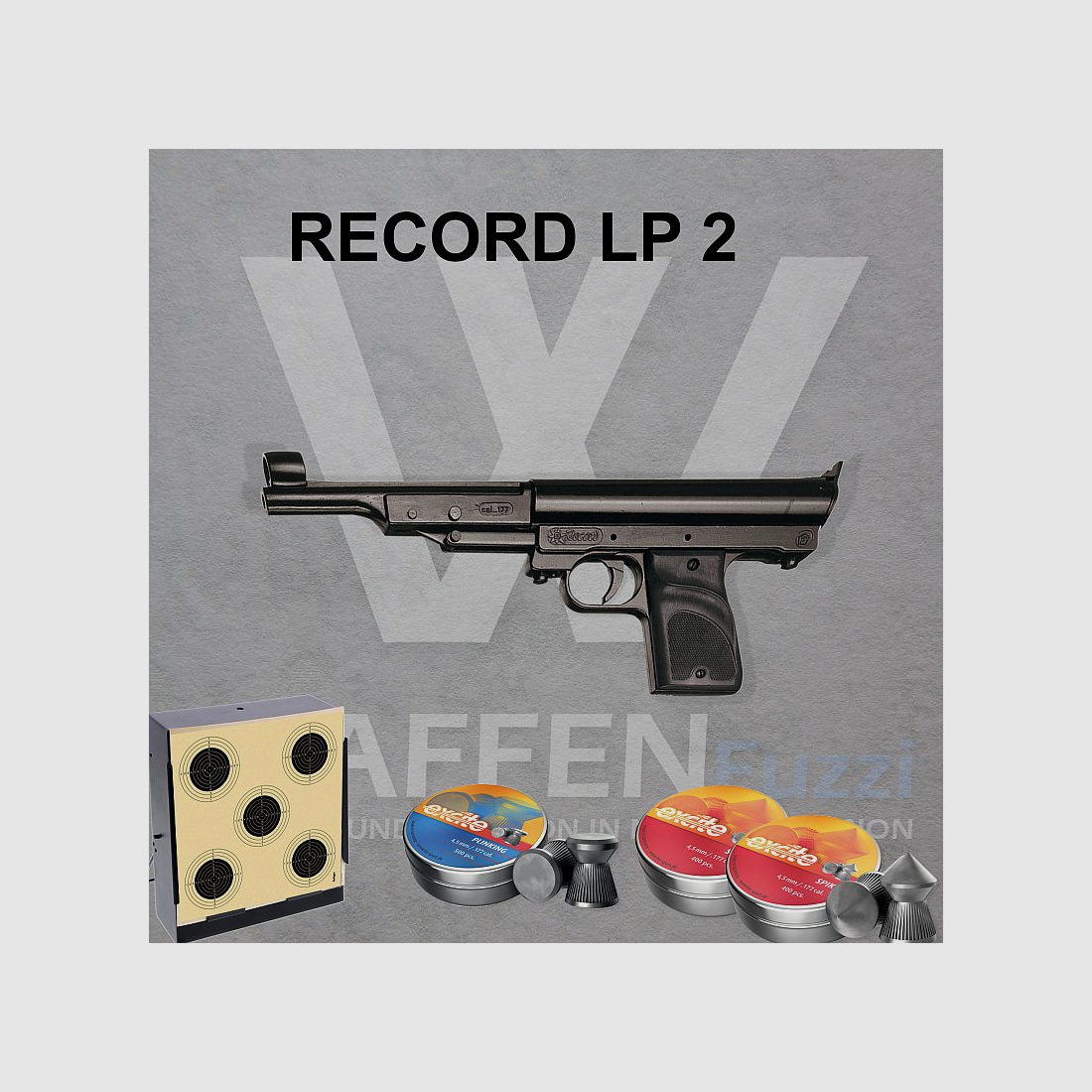 Record LP 2 pistolet pneumatyczny w zestawie
