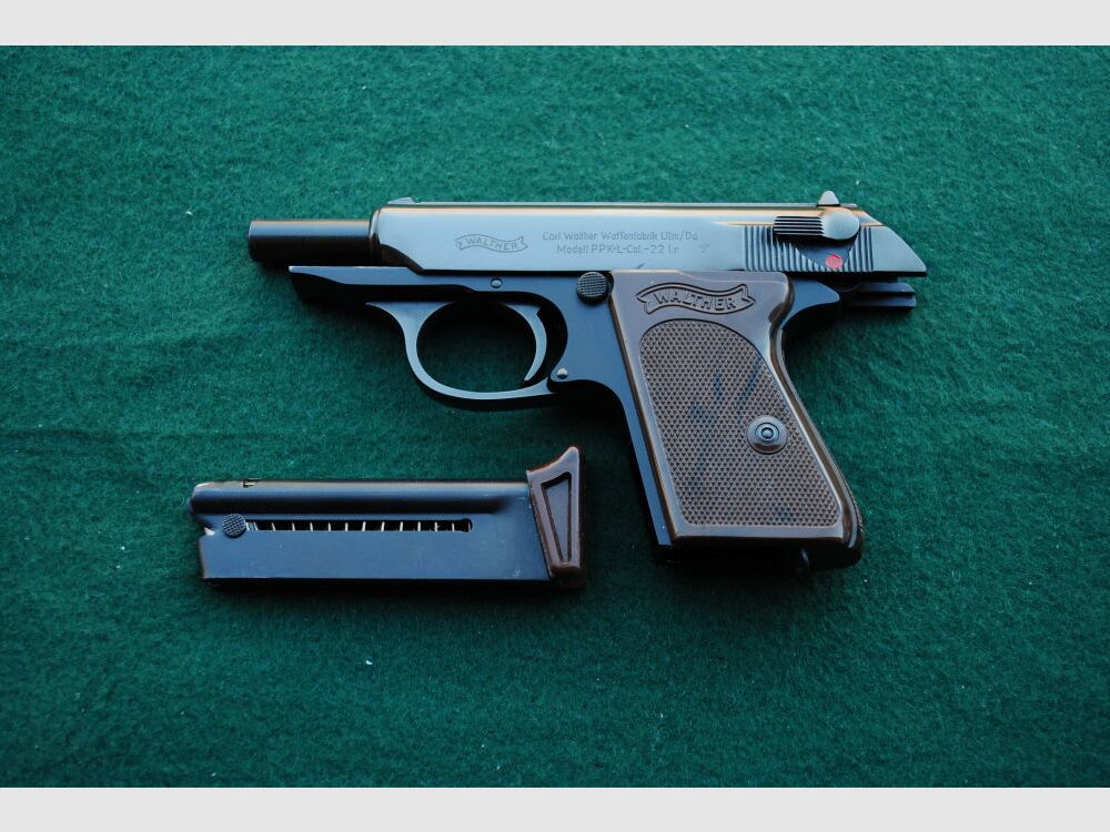 Walther PPK-L, Beschuss 67, Original Griffschalen und Magazin