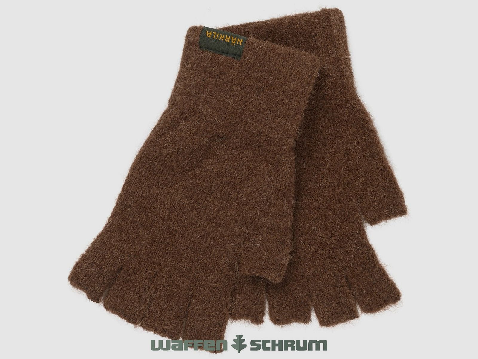 Guanti Härkila con dita Alpaca Pinecone Brown