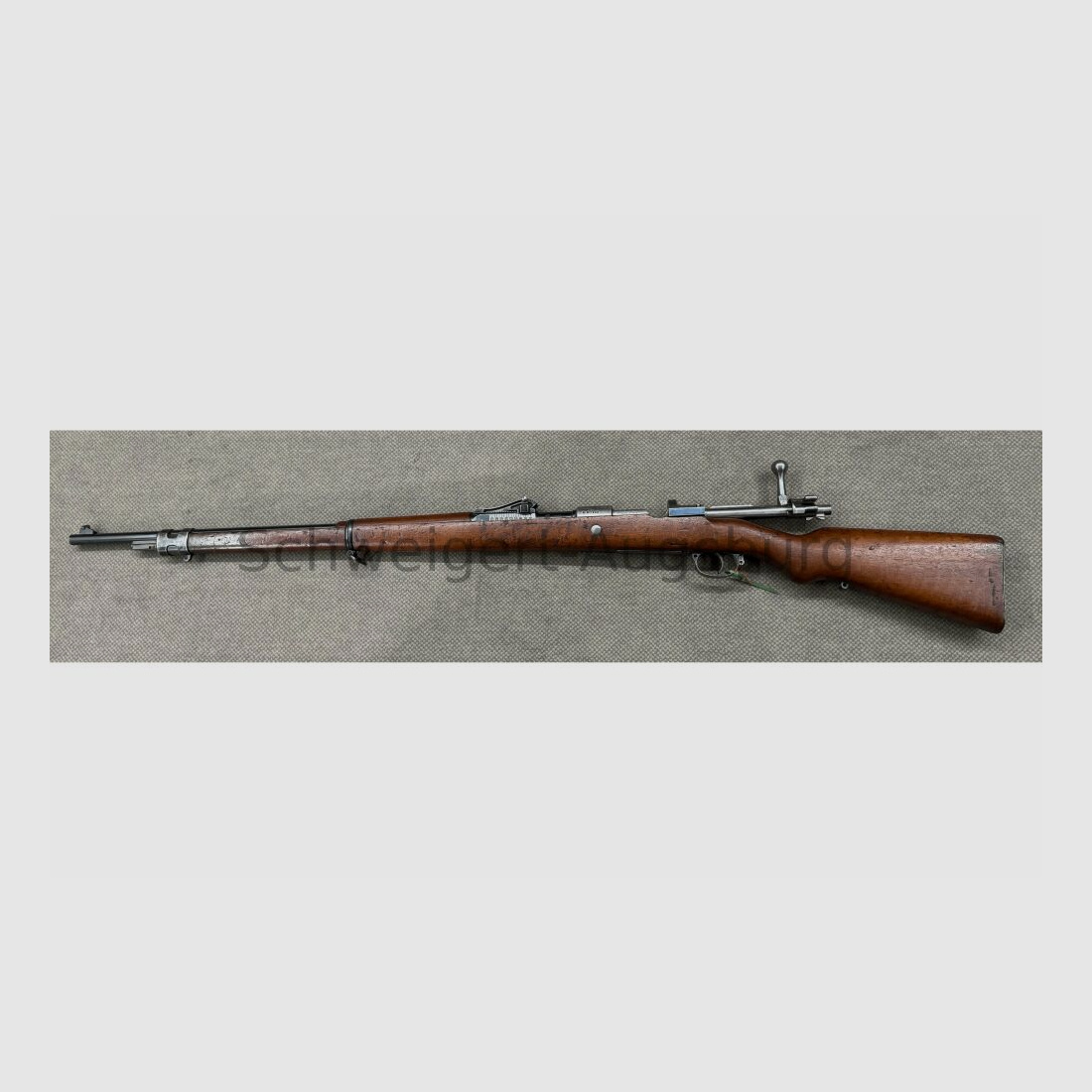 Military rifle Peru Mauser 1909 with long sight 7.65x53Arg