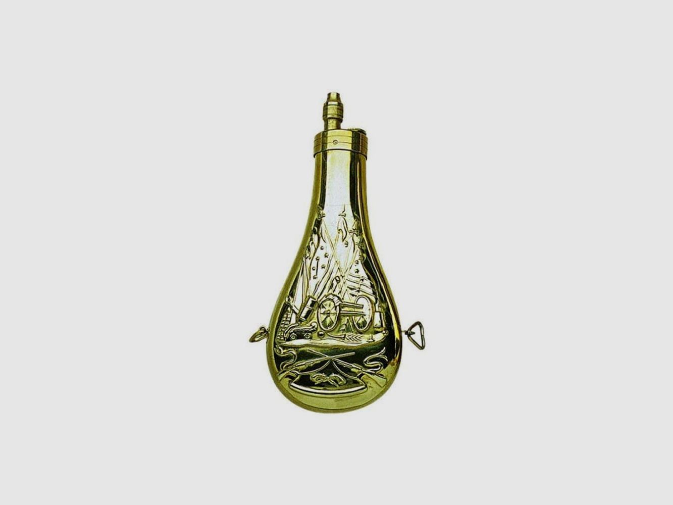 Pulverflasche Davide Pedersoli C. - Verstellbar aus Messing Walker - Präzision und Zuverlässigkeit für das Laden von Flinten, Bild 3 von 5