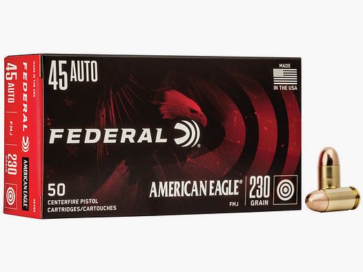 Federal American Eagle .45 ACP 230GR FMJ 50 Patronen