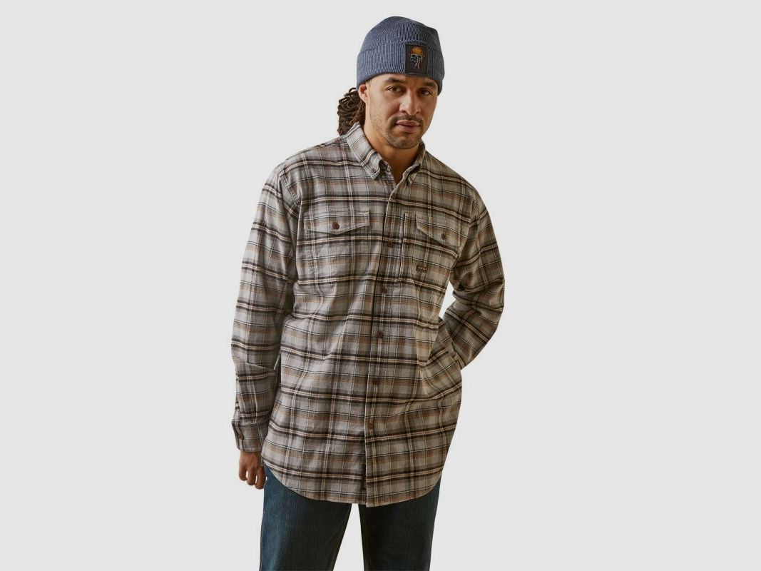 Ariat Herren Hemd Rebar® Work Flanell DuraStretch