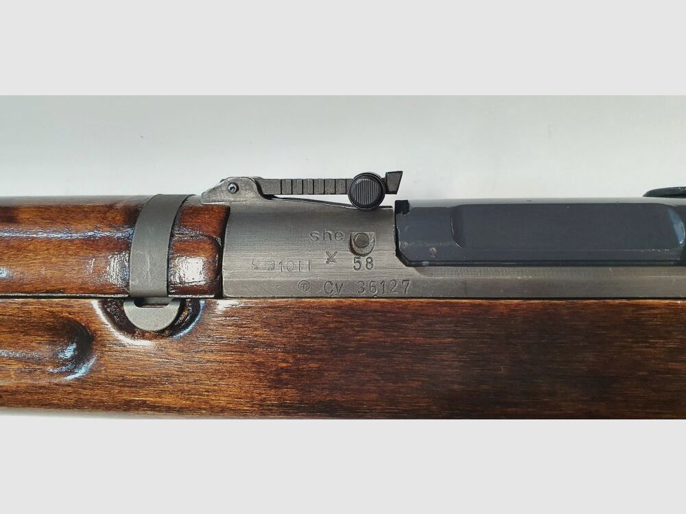 Považské strojárne Halbautomatische Büchse she VZ 52/57 im Kaliber 7,62x39. Überarbeitet mit Tru-Oil finnish, Bild 7 von 10