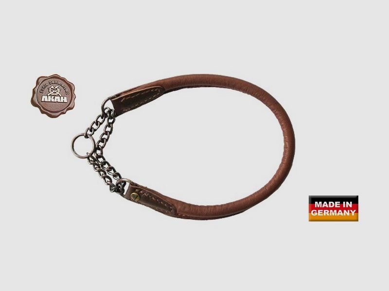 Albrecht-Kind Halsband Elchleder 30cm Hundehalsbänder & Geschirre