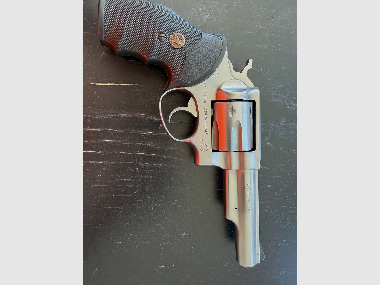 Revolver Ruger Police Service Six – Kal. .357 Magnum – 4” Lauf – inkl. Lederholster