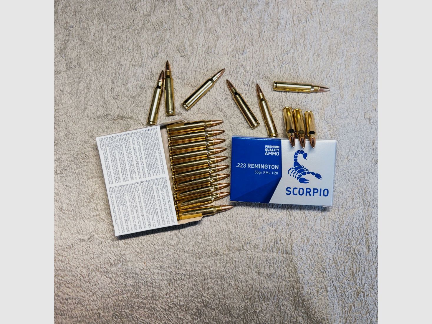 STV Scorpio .223 Rem FMJ 55 grs 1000 Schuss