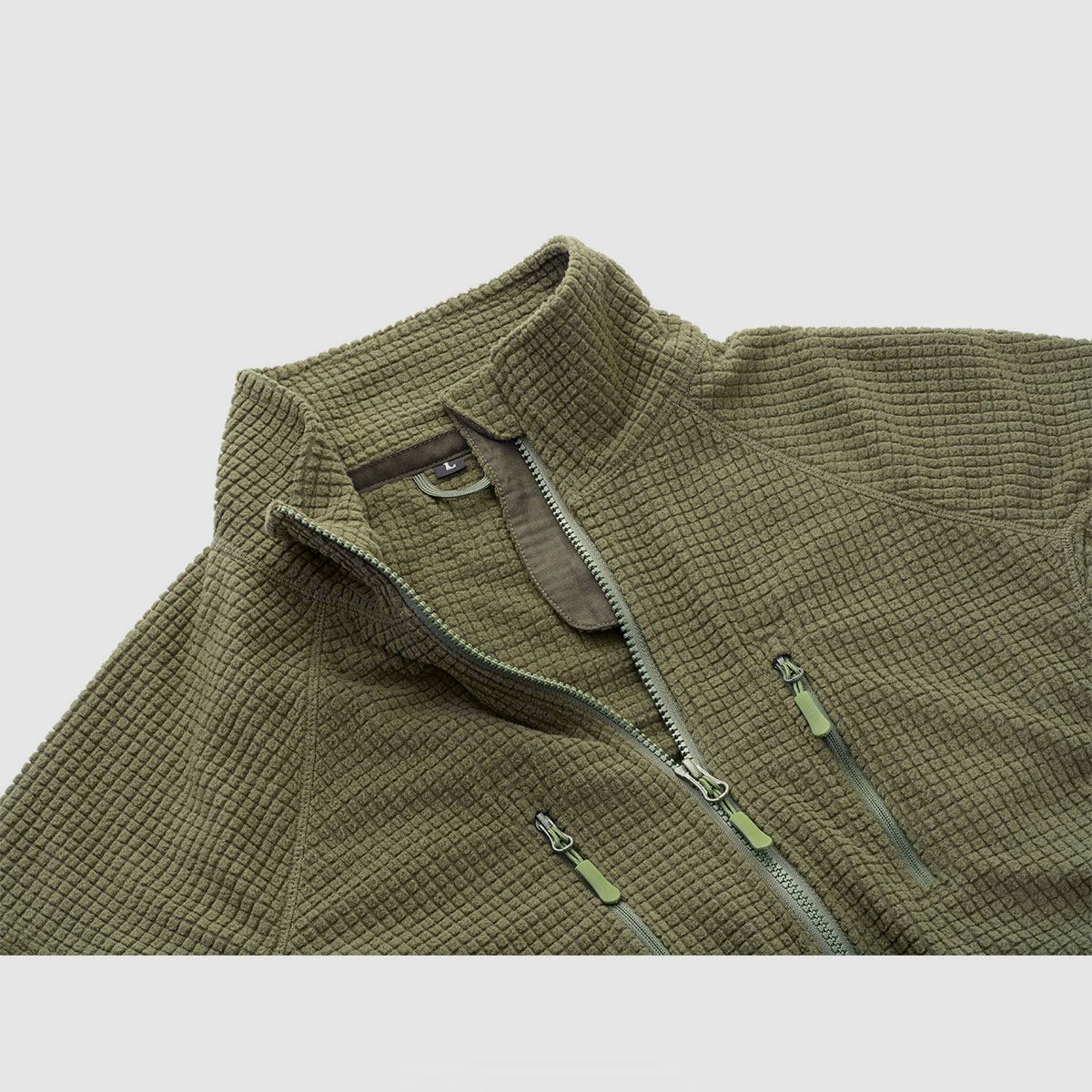 MAGLIA/PILE – DEFCON 5 – EAGLE TACTICAL FLEECE JACKET ZIP COMPLET | OD Vert, image 3 sur 6