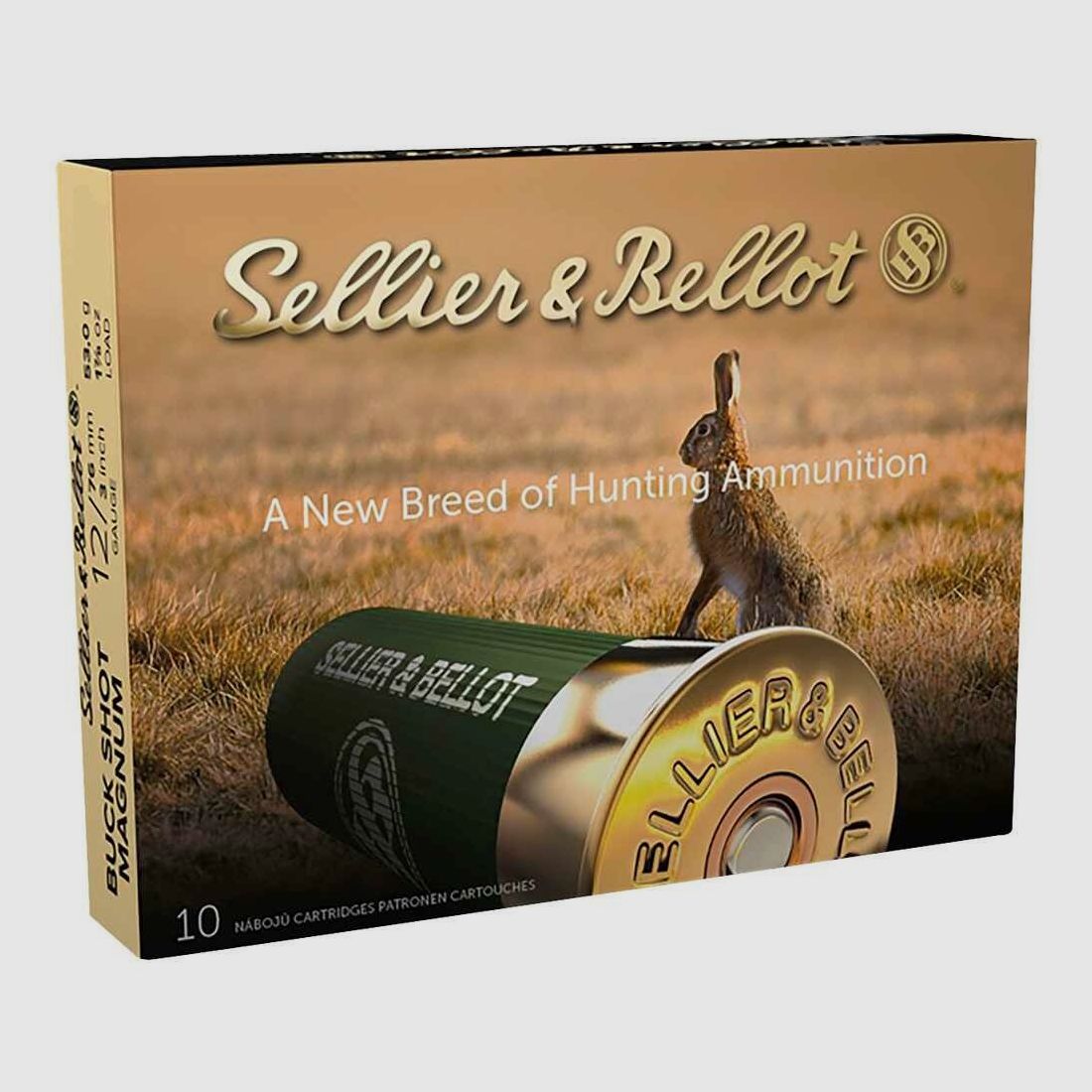12/76 Buck Shot Magnum 53 g, 8,4 mm Sellier & Bellot
