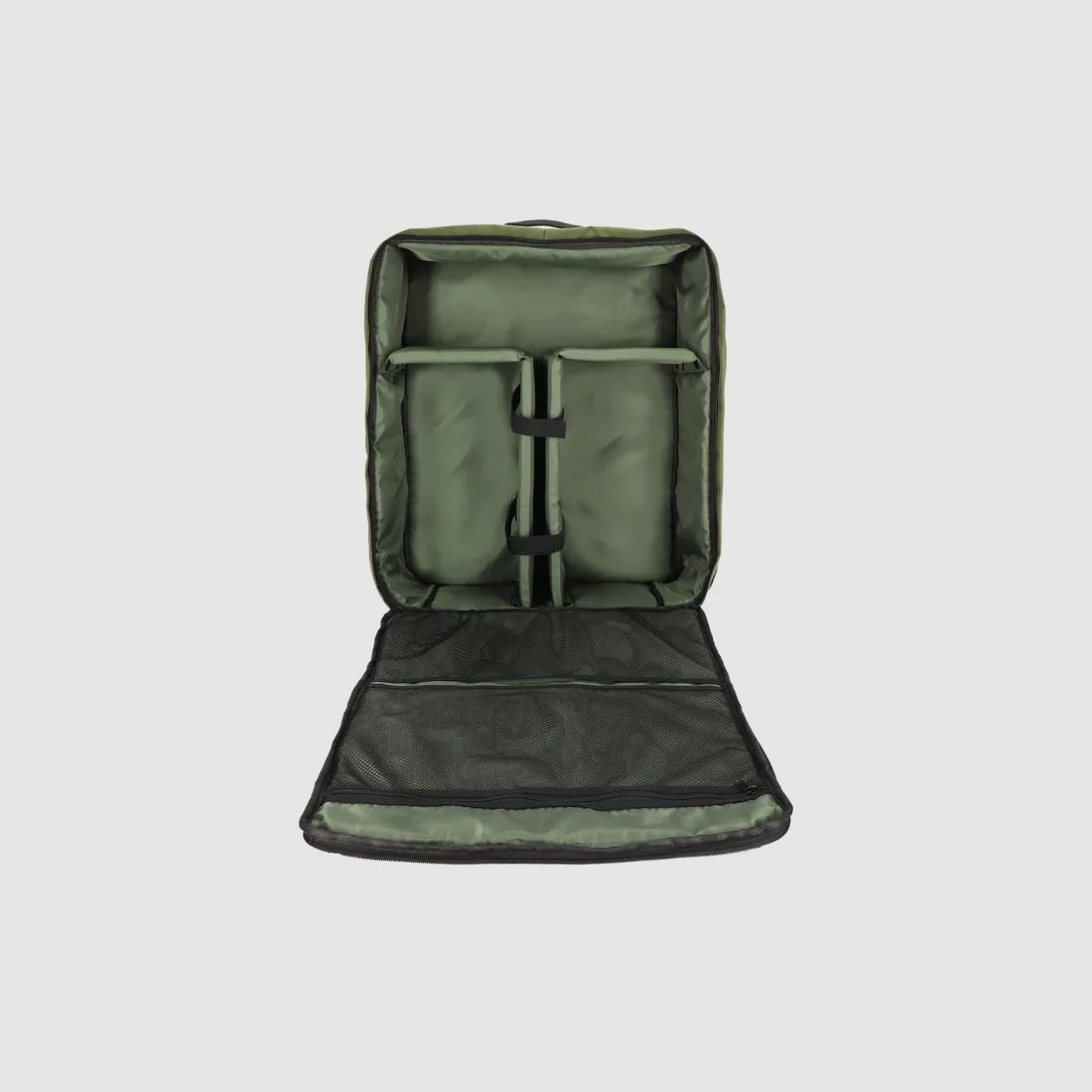Multifunktions-Rucksack / Armbrust - Transporttasche - ca. 80 Liter - Oliv/Schwarz