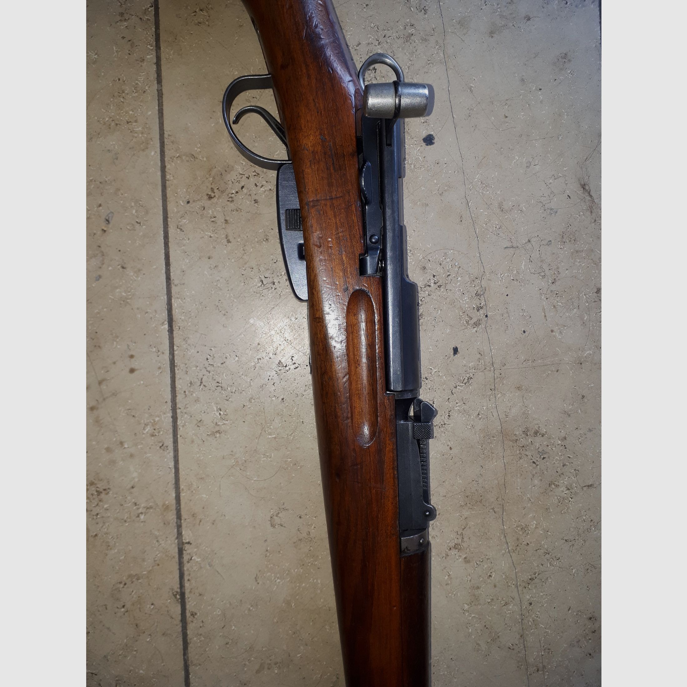 Carabina suiza 31, calibre 7,5x55.