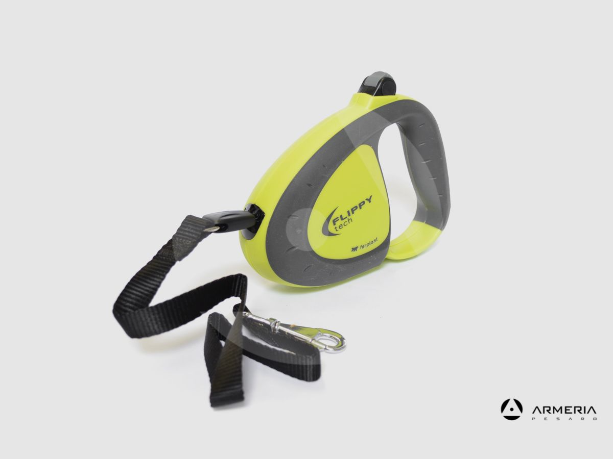 Smycz dla psa z kablem Flippy Tech rozmiar Small do 12kg zielona, zdjęcie 2 z 2
