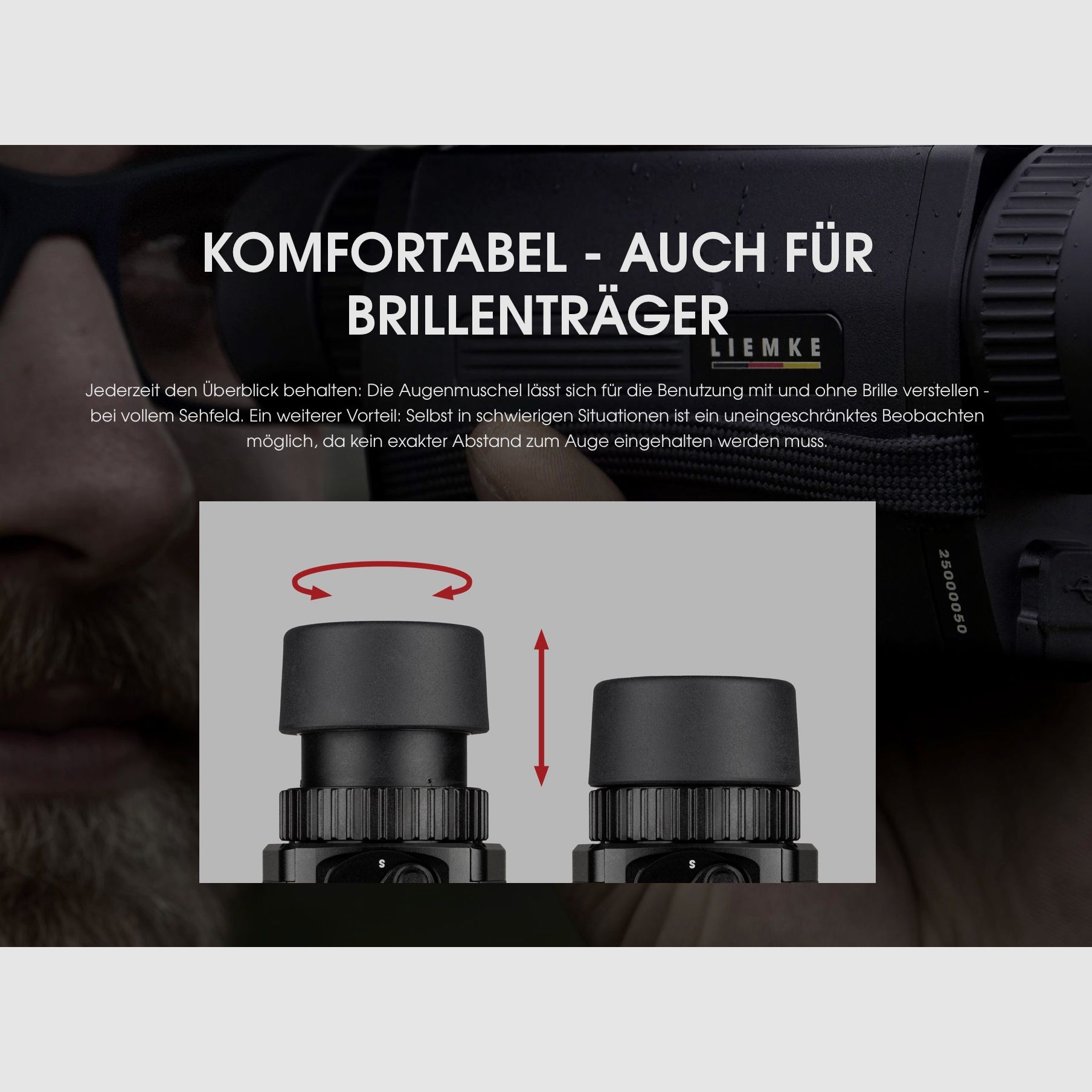 LIEMKE KEILER 25.1 Wärmebildhandgerät 12 μm 1.250 m