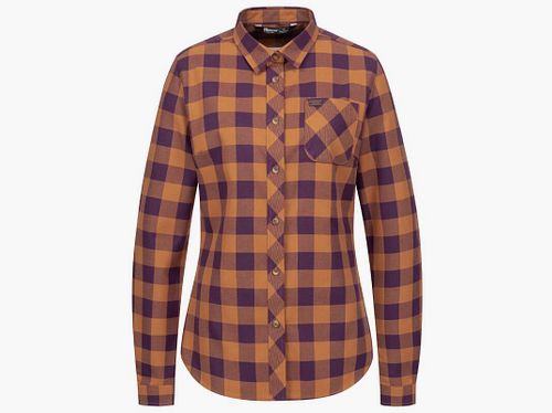 Blaser Damen Bluse Charlotte Ocker/Lila kariert