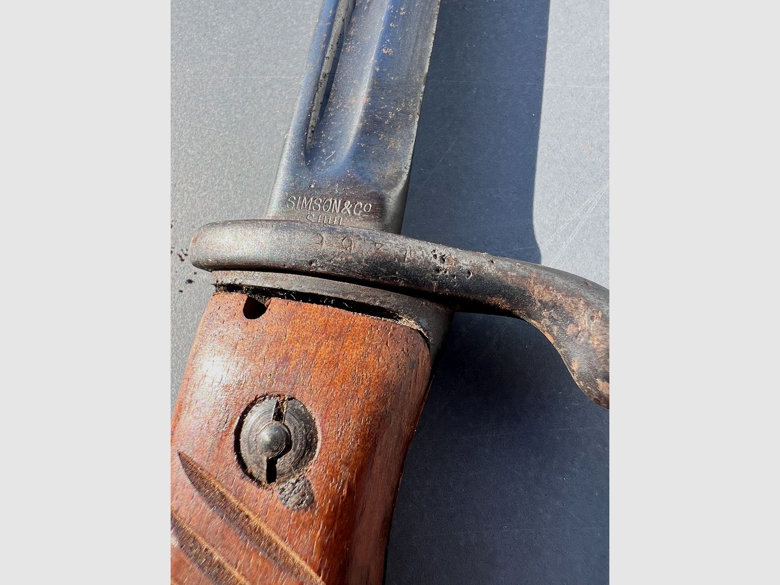 Historisches Bajonett Seitengewehr 98/05 (WK1) – Simson & Co. Suhl