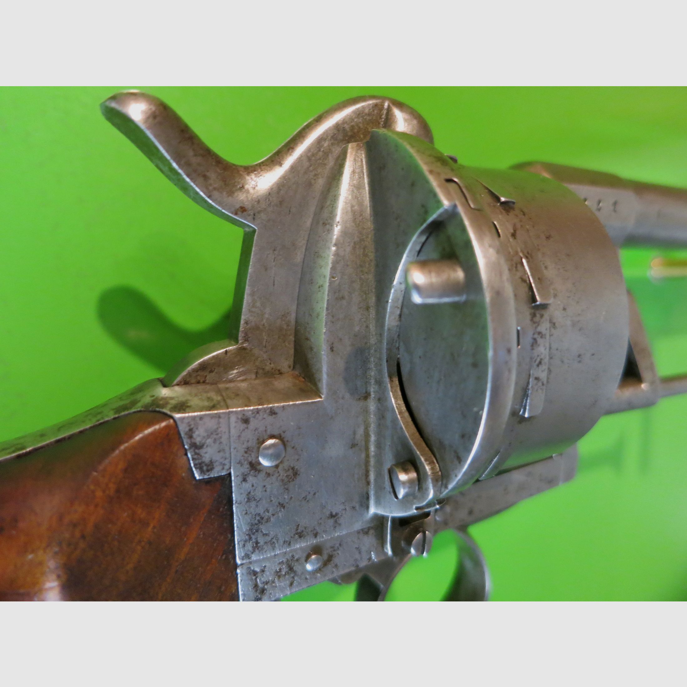 Lefaucheux-Stiftfeuerrevolver 1865, 12 schüssig, Kal. 9 mm Lefaucheux, super selten     #53-