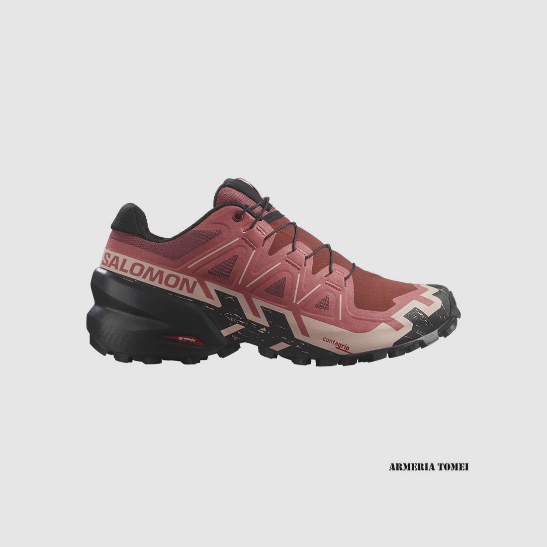 SALOMON – DONNA – SPEEDCROSS 6 W Cow Hide / Black / English Rose, image 1 of 8