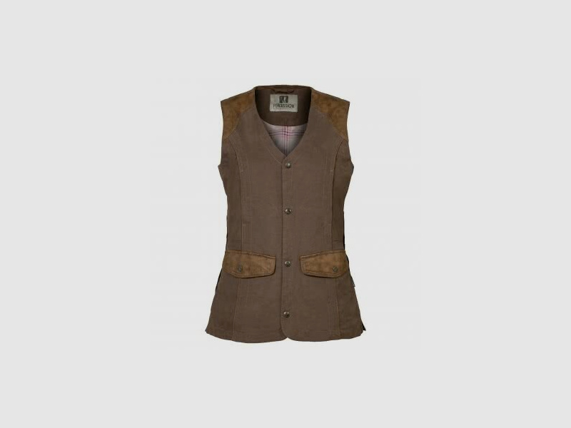 Percussion Weste Dame Normandie XL oliv