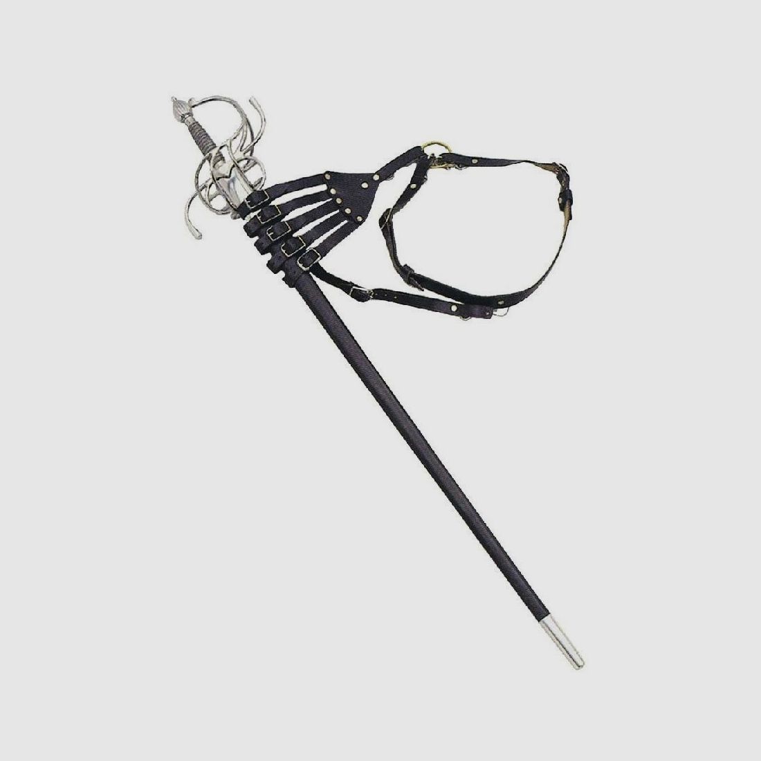 Ledergürtelscheide f. Rapier